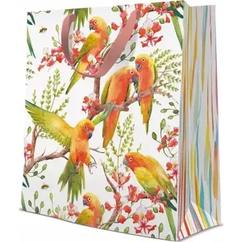 Dárková taška Dárková taška Exotické ptactvo, velká. PAW