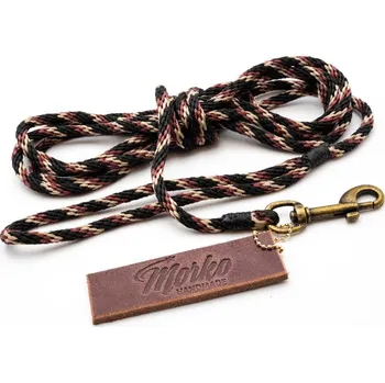 Vodítko pro psa Morko Stopovací vodítko 8 mm - 3, 5, 10 metrů, karabina staromosaz délka: 3