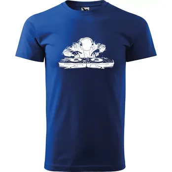 Pánské tričko Sablio Tričko s potiskem pro DJ Pán pultu - modré M
