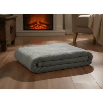 deka Deka z mikrovlákna LUIZ 150x200 cm šedá Mybesthome