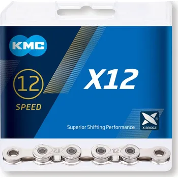 Řetěz na kolo Řetěz KMC X12 Silver, 12 Speed