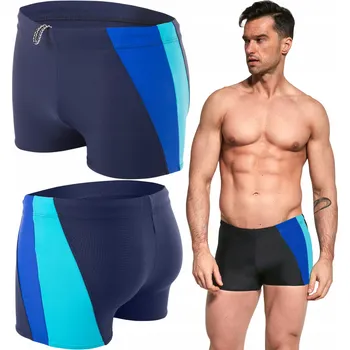 Pánské plavky Pánské plavky boxerky do bazénu kraťasy šortky M AQUASPORT