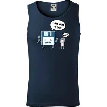 I am your father USB - Tílko pánské Core - 2XL ( Námořní modrá (velmi tmavá - téměř černá) )