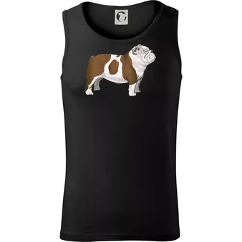 Pánské termoprádlo Vintage English bulldog - Tílko pánské Core - S ( Černá )