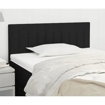 VidaXL Čelo postele, černé, 100x5x78/88 cm