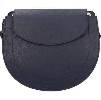 Kabelka Dámská kožená crossbody kabelka Italia Locita - tmavě modrá