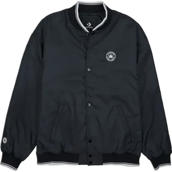 Pánská casual bunda Converse Men's Retro Varsity Jacket Black 001 M