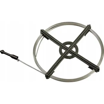 elektrický kabel Ocelová protahovací pružina / lanko na kabely 5mm x 4m