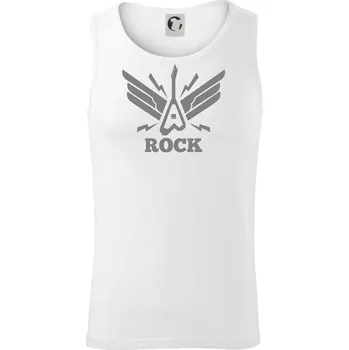 Rocková kytara křídla - Tílko pánské Core - 2XL ( Bílá )