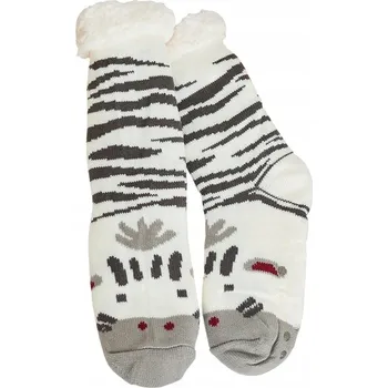 Dámské ponožky HD5203 BÍLÉ ZATEPLENÉ DÁMSKÉ PONOŽKY 35-38