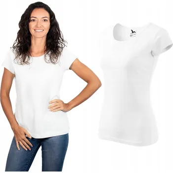 Dámské tričko Dámské vypasované tričko PURE Malfini Bílé XXL