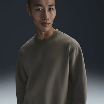 Pánský svetr NIKE 24.7 Impossiblysoft Crew Sweatshirt Cave Stone XL