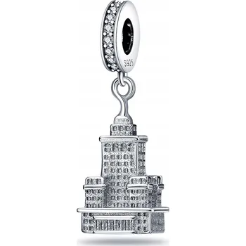 Přívěsek Přívěsek STŘÍBRO 925 Charms Palác Kultury Varšava