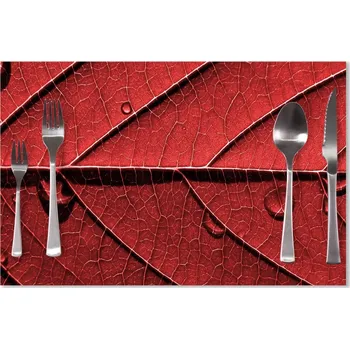 prostírání Sablio Prostírání Červený list: 40x30cm