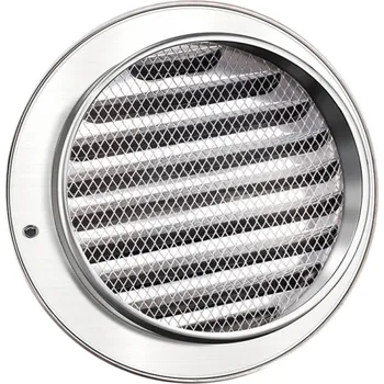 Domácí ventilátor Kryt ventilátoru 100 mm 14x4,4x9,8 cm Nerezová ocel Vodotěsná větrací mřížka Nástěnný odvzdušňovací otvor Těsnění proti povětrnostním vlivům