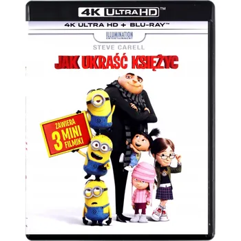 Blu-ray film JAK UKRAŚĆ KSIĘŻYC BLU RAY 4K 3X UHD COFFIN RENAUD Blu-ray 4K film Jak ukrást Měsíc