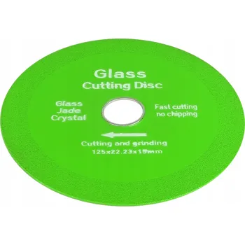 Řezný kotouč Kotouč na řezání skla 125 mm s diamantovým posypem