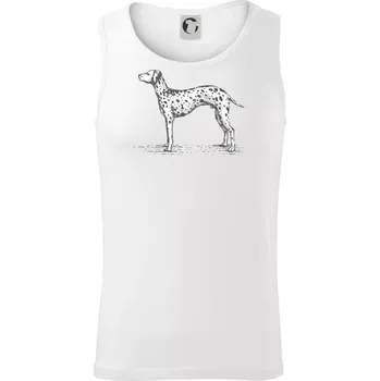 Vintage Dalmatin - Tílko pánské Core - XL ( Bílá )