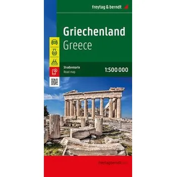 Griechenland, Straßenkarte 1:500.000, freytag & berndt - freytag & berndt