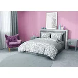 Bavlněné Povlečení 160x200 Glamour Ornament popelavé