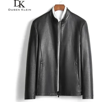 Moto bunda Leather Fashion Kožená bunda z kozí kůže v ležérním střihu Barva: Černá, Velikost: 4XL