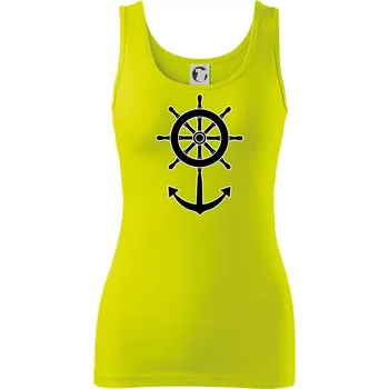 Kormidlo úsměv - Dámské tílko - XS ( Limetková )