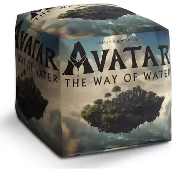 Taburet Sablio Taburet Cube Avatar The Way of Water Létající město: 40x40x40 cm