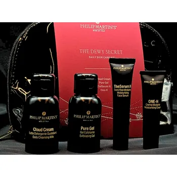 Kosmetická sada PHILIP MARTIN'S THE DEWY SECRET Péče pro rozjasnění, hydrataci a obnovu pleti