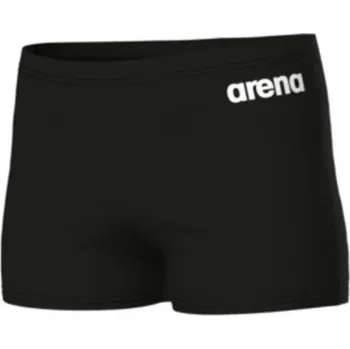 Chlapecké plavky Arena Solid Team Swim Shorts Black/White 9-10 let