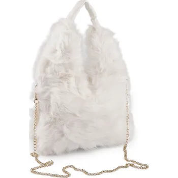 Kabelka Kožešinová kabelka Varianta: 11 krémová nejsvět., Balení: 1 ks