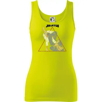 Jiu jitsu triangle - Dámské tílko - XS ( Limetková )