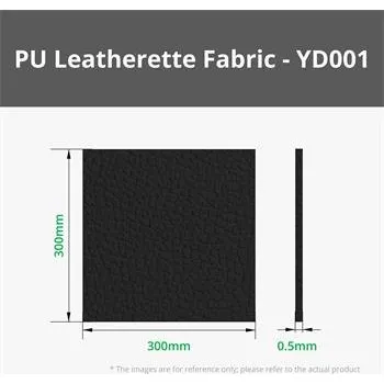 Příslušenství k 3D tiskárně Bambu Lab Pebbled PU Leatherette Fabric (5pcs), Black (černá)