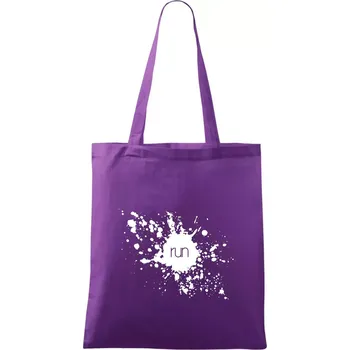 Splash run - Taška bavlněná - 42 x 38 cm ( Fialová )