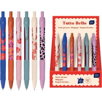 Propiska automatická Tutto Bello modrá (24 ks)