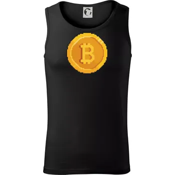 Bitcoin mince - Tílko pánské Core - L ( Černá )