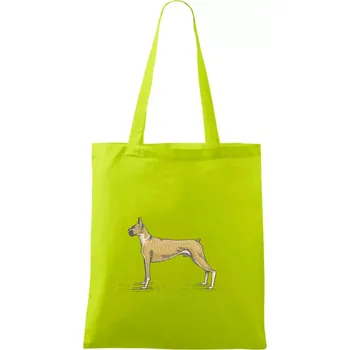 Vintage Boxer - Taška bavlněná - 42 x 38 cm ( Limetková )