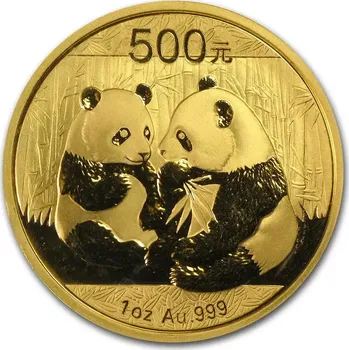 China Mint Zlatá investiční mince Panda 1 Oz | 31,1 g