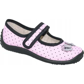 Dívčí obuv ZETPOL Balerínky papuče Julia Růžová 34