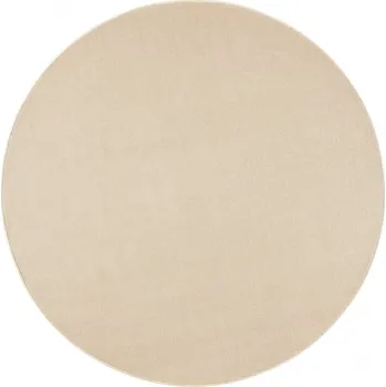 Koberec Kusový koberec Nasty 101152 Creme kruh 133x133 (průměr) kruh cm