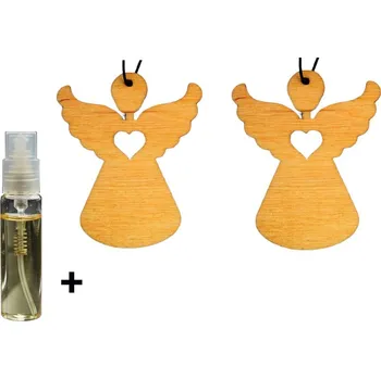 Vůně do auta WoodVibe - Andílek - 2 ks + rozprašovač Vůně: Watermelon