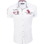 CARISMA košile pánská 9002 krátký rukáv slim fit S bílá