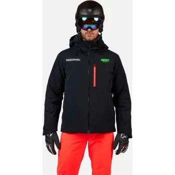 Pánská bunda ROSSIGNOL HERO BLACKSIDE INSULATED JKT Black RLOMJ24-200 25/26 velikost XXL