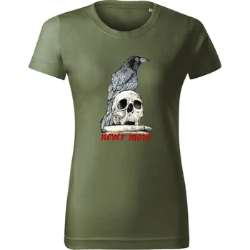 Dámské oblečení HAVRAN, never more. Pro obdivovatele E.A.POE Khaki S