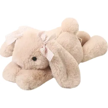 plyšák Plyšový růžový zajíček 35 cm Měkká hračka z hypoalergenní PP bavlny Roztomilý plyšák pro děti i dospělé Mazlivý dárek a dekorace do pokoje