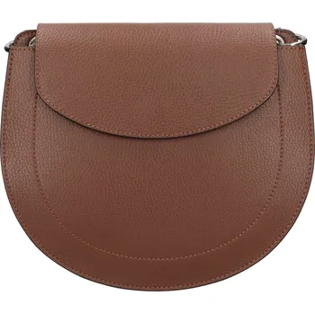 Kabelka Dámská kožená crossbody kabelka Italia Locita - hnědá