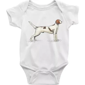 Kojenecký body Vintage Setter - Body kojenecké s krátkým rukávem - Krátký r. 12-18 měs ( Bílá )