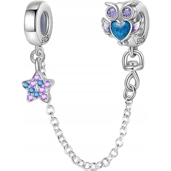 Přívěsek Charms Zawieszka Charms Řetízek Zajišťovací Sova Charms Přívěsky Trusky