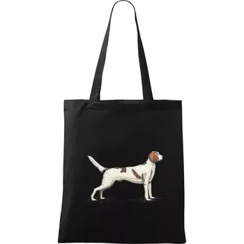 Vintage Setter - Taška bavlněná - 42 x 38 cm ( Černá )