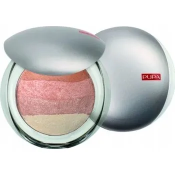 Přípravek na tvář Pudr na obličej Pupa Luminys Baked All Over 05 Gold Stripes 9 g