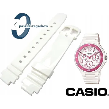 Řemínek na hodinky BÍLÝ ŘEMÍNEK K HODINKÁM CASIO LRW-250H LX-500H